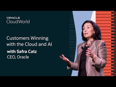 Safra Catz Keynote on Customers Winning with the Cloud and AI: Oracle CloudWorld 2024