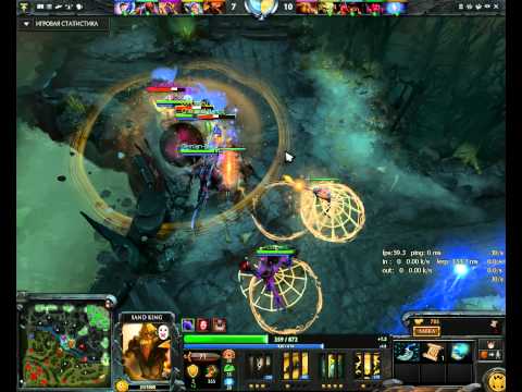 dota 2 tripple kill by sand king