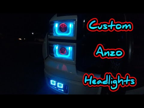 2014 Silverado Custom Anzo Headlights
