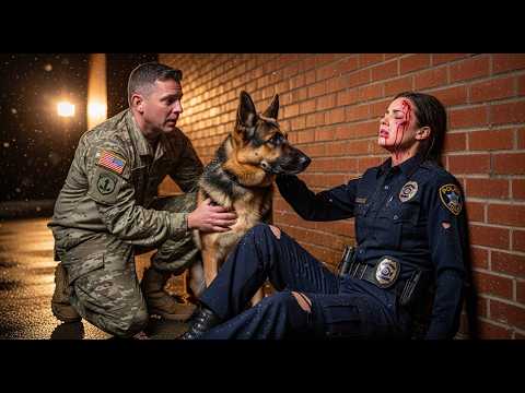 A navy seal & k9 found a female police officer beaten up on Christmas Eve — a miraculous ending.
