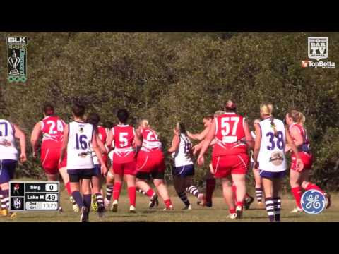 2016 BDAFL GE Women's GE Highlights - Lake Macquarie Dockers v Singleton Roosters