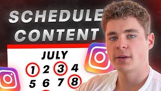 How I Schedule Posts for My Faceless Instagram Page Without Being Online 24/7!