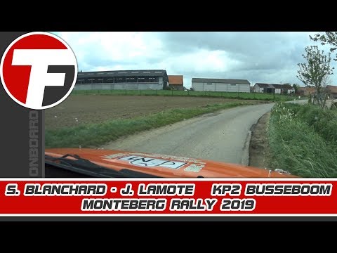 Onboard | S. Blanchard - J. Lamote | KP2 Busseboom | Monteberg Rally 2019