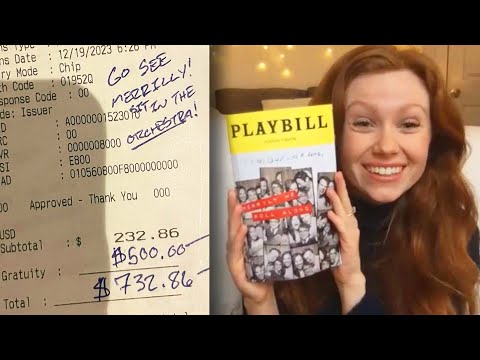 Waitress Gets To See Popular Broadway Show Thanks To Big Tip