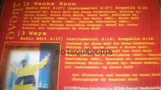 Avant "I Wanna Know" (Radio Edit)