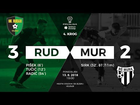4.krog: Rudar - Mura 3:2 ; Prva liga Telekom Slovenije 2018/2019