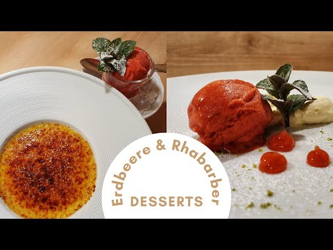 Erdbeere & Rhabarber Desserts