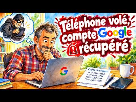 Téléphone volé, compte Google récupéré