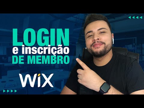 Como Fazer LOGIN e INSCRIÇÃO de Membros Páginas Exclusivas Wix