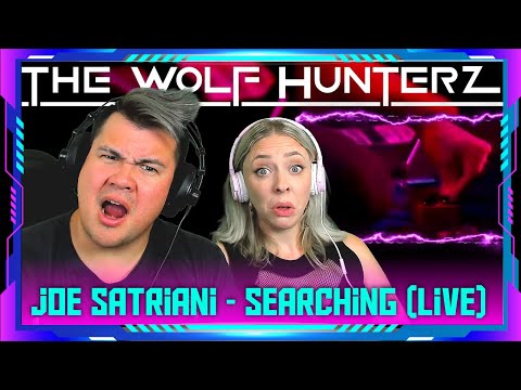 Millennials react to Joe Satriani - Searching (Live Anaheim 2005) | THE WOLF HUNTERZ Jon and Dolly