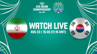 [Live] U18-伊朗 vs 韓國 19:15