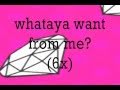 WhAtAYA WANt fROM ME - Kidz Bop Version with lyrics on screen