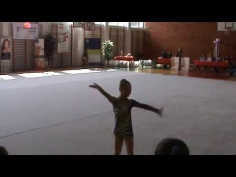 Sandra Borowiak - Puchar Prezesa PZG Układ taneczny II miejsce   Poznań  Czerwiec 2013