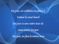 Romeo et Juliette - Un jour paroles 