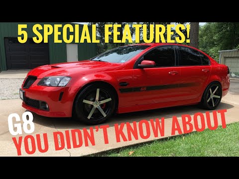 The Top 5 SPECIAL FEATURES Of The PONTIAC G8 That You Didn’t Know It Had!!!