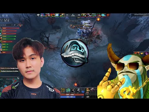 Secret vs Fnatic | Fnatic.Jabz goes "rendon mentality" to get his Shiva