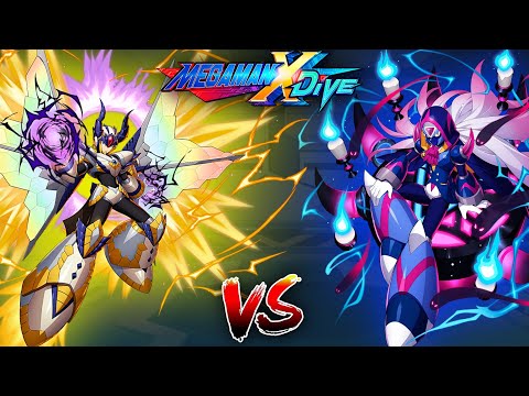 Shagaru Armor X Vs Halloween ViA + REMATCH - Mega Man X DiVE (Mobile Controls PvP) | X Vs Zero