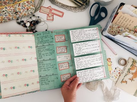 junk journal with me  process video ideas tips