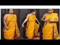 NO BLOUSE ONLLY SAREE DRAPING Village Style Saree Wearing Adhibasi Sareedrapping Sareewearing