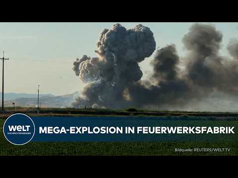 KALIFORNIEN: Gewaltige Explosion in Feuerwerksfabrik! – Sieben Menschen vermisst