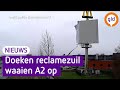 Reclamezuil niet bestand tegen storm Corrie | Omroep Gelderland