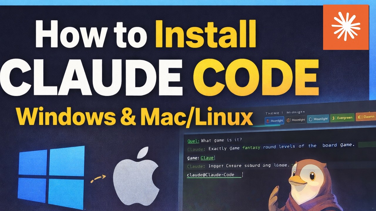 Claude Code Setup Tutorial: Windows + Mac/Linux Installation & Real Project Demo