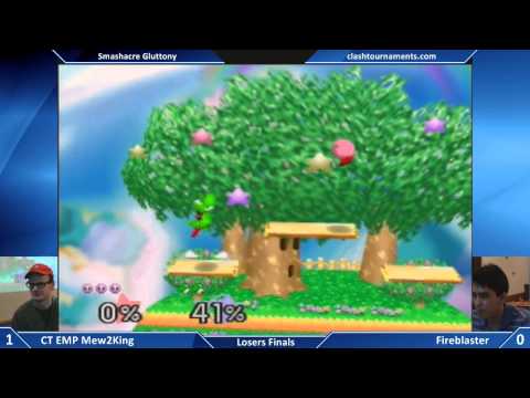 Smashacre Gluttony - CT Mew2King vs Fireblaster - Losers Finals - Smash 64