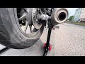 SEFIS D18 Motorradständer Set Vorder- und Hinterrad - rot - Dorn / 2in1 für Honda CMX 500/1100 Rebel