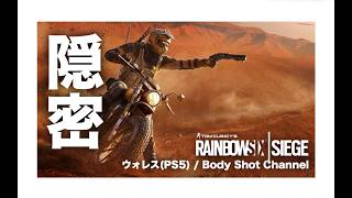 【R6S】スニークインを覚えました