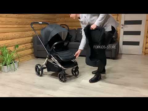Коляска прогулочная с автолюлькой Black