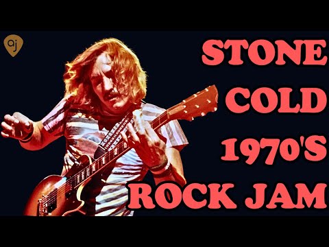 🎸 Stone Cold Heavy 70s Rock Jam | Guitar Backing Track In D Minor
