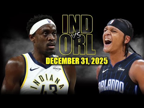 Orlando Magic vs Indiana Pacers Full Game Highlights – December 31, 2025 | NBA Season