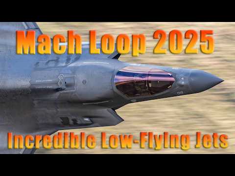 Mach Loop 2025 | Incredible Low Flying Jet Passes