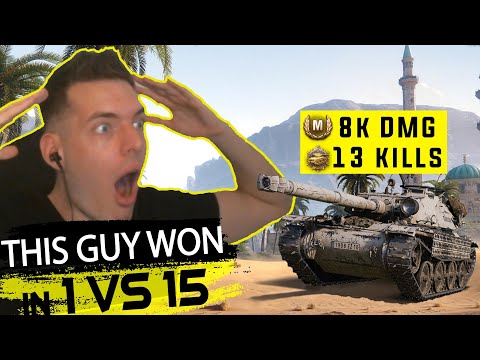 *SHOCKING* This guy destroyed an entire team alone - World of Tanks