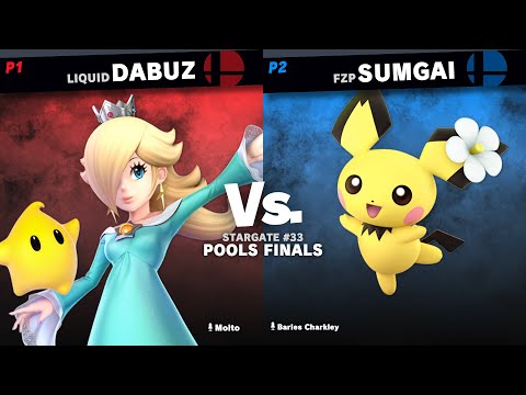 Sumgai (Pichu) vs Dabuz (Olimar, Rosalina & Luma) -  Winners Pools - Stargate #33