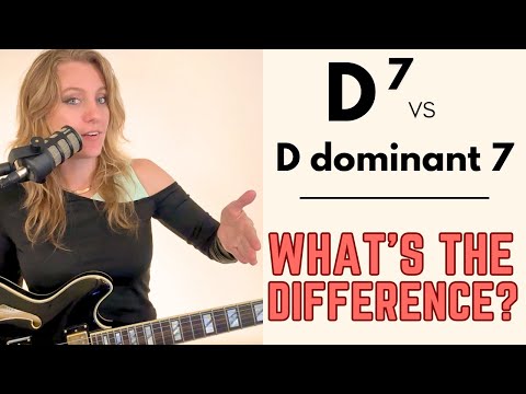 What's the Difference Between D7 and  D dominant 7?