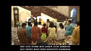 Shri Ganesha Jayanti Birthday (Ganesh Stuti) Shri Mataji Pratisthan Pune 2008 (Sahaja Bhajan)