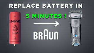Braun Shaver Battery Replacement | Series 5 7 8 9