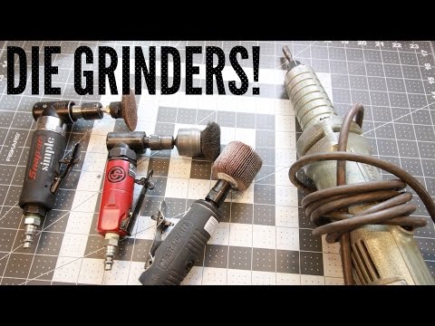 Demonstration of die grinder