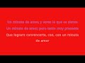 UN MINUTO DE AMOR KARAOKE