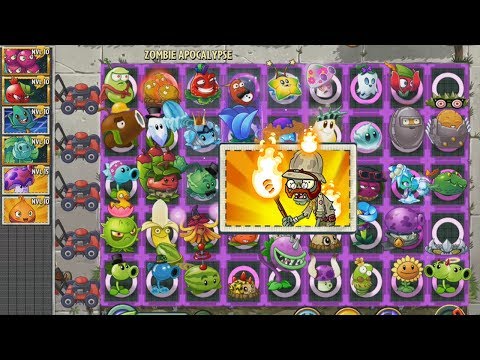 Plants vs Zombies 2 - 1000 Zombi Antorcha vs Todas las Plantas