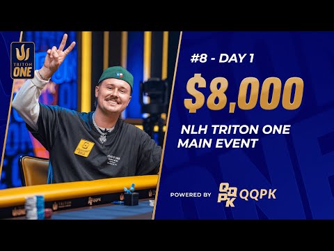$8K NLH Triton ONE Main Event – Event #8, Day 1B | JEJU II 2025