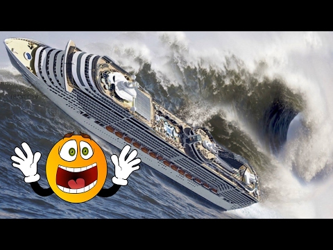 TOP 10 SHIPS in STORM and CRASH! Monster Waves! Incredible Video You Must See!