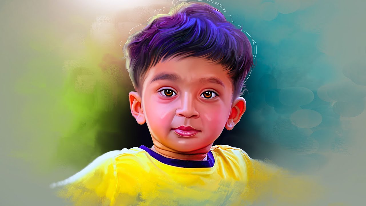 Digital Painting time lapse video by Prashant Arts