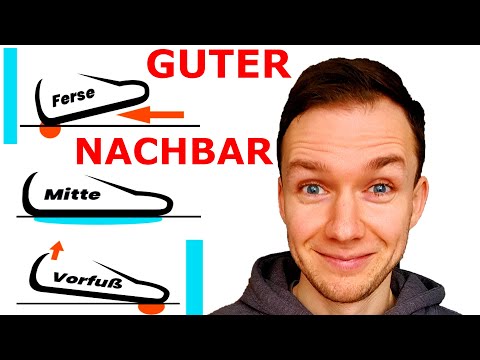 Sei ein guter Nachbar und hör auf zu TRAMPELN! Wie man richtig geht! Fersengang vs Vorderfußgang