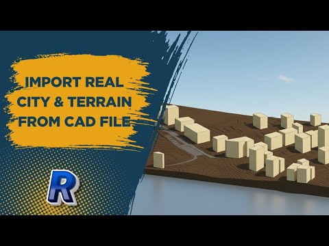 Import Real City + Topography CAD File into Revit in Minutes!