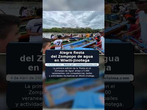 Alegre fiesta del Zompopo de agua en Wiwilí-Jinotega