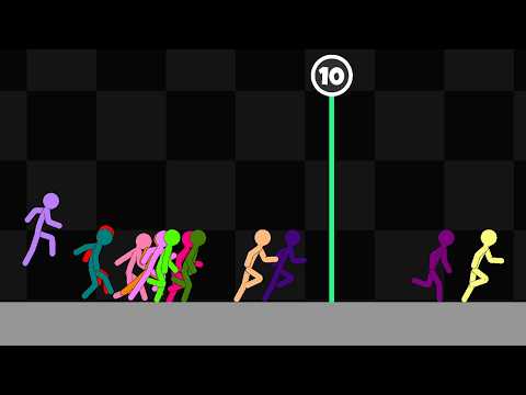 Parkour Stickman Race - Elimination Tournament #2
