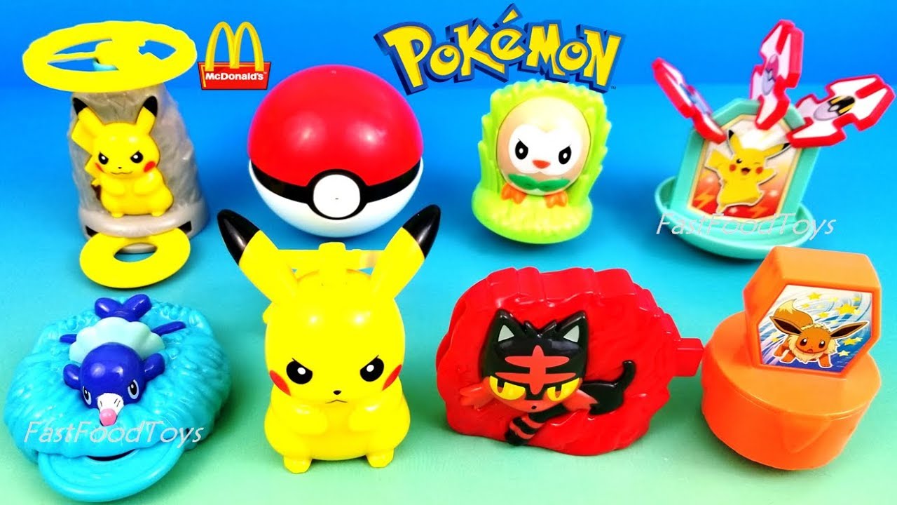 detective pikachu mcdonalds toys