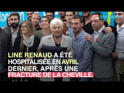 Line Renaud se confie sur son état de sa santé après sa fracture de la cheville